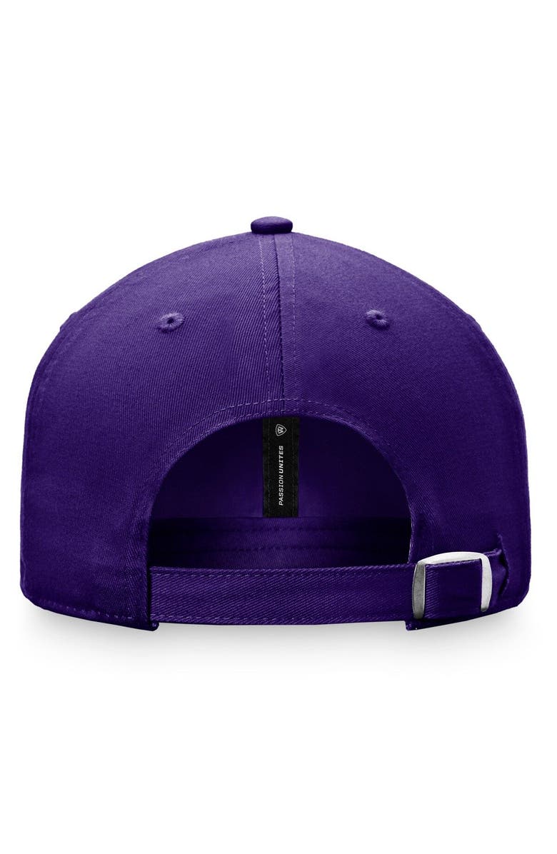 TOP OF THE WORLD Men's Top of the World Purple LSU Tigers Slice Adjustable Hat, Alternate, color, 