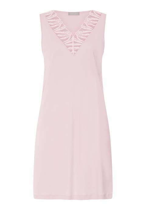 Rosaria Embroidered Cotton Tank Nightgown