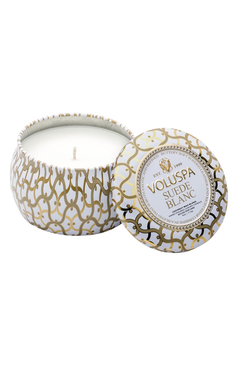 Voluspa Maison Blanc Petite Decorative Tin Candle, Alternate, color,