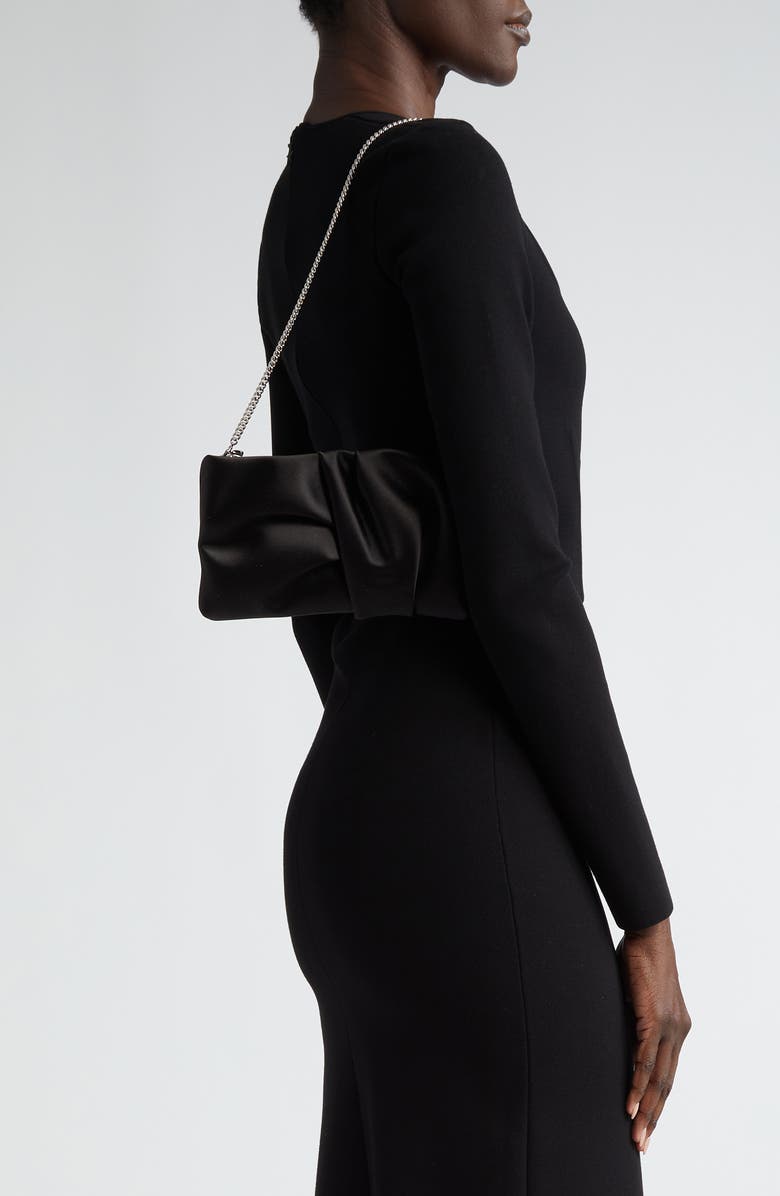 Jimmy Choo Bonny Satin Clutch, Alternate, color,