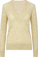 Veronica Beard Coleta Metallic Sweater