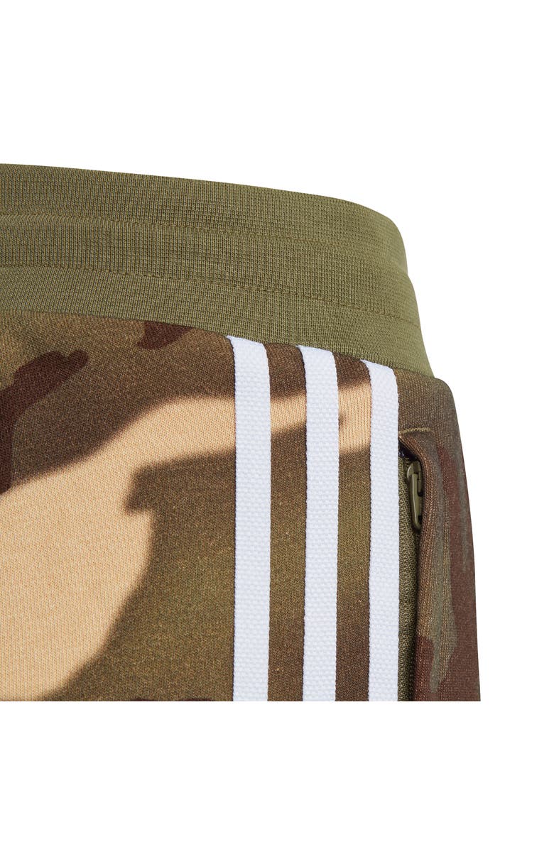adidas Kids' 3-Stripes Camo French Terry Joggers, Alternate, color,