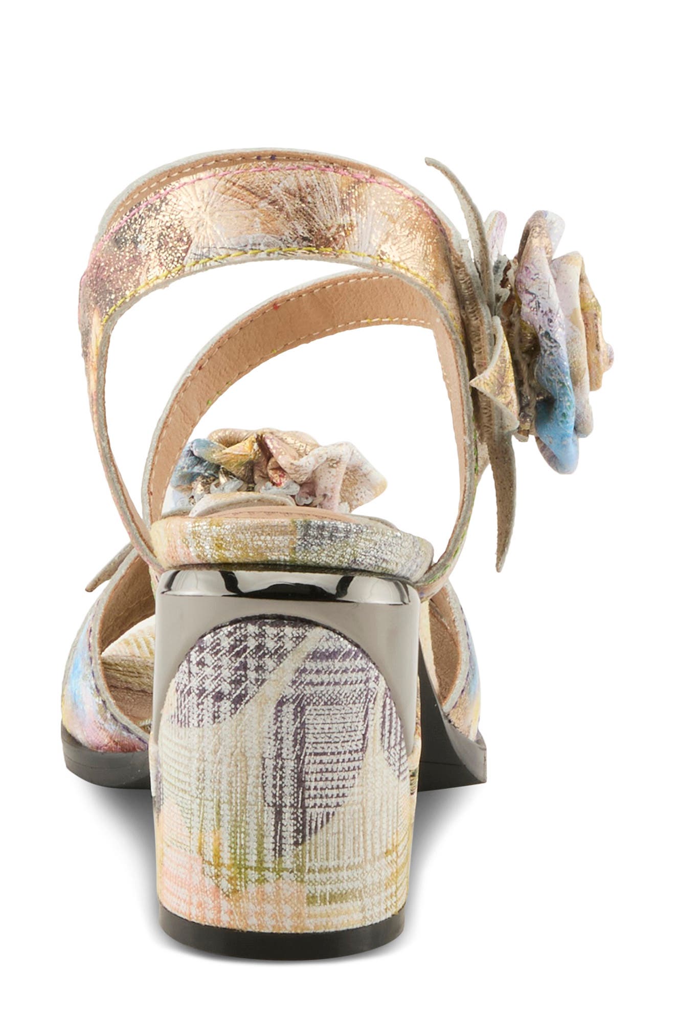 L'Artiste by Spring Step Flowerpower Sandal, Alternate, color, Yellow Multi