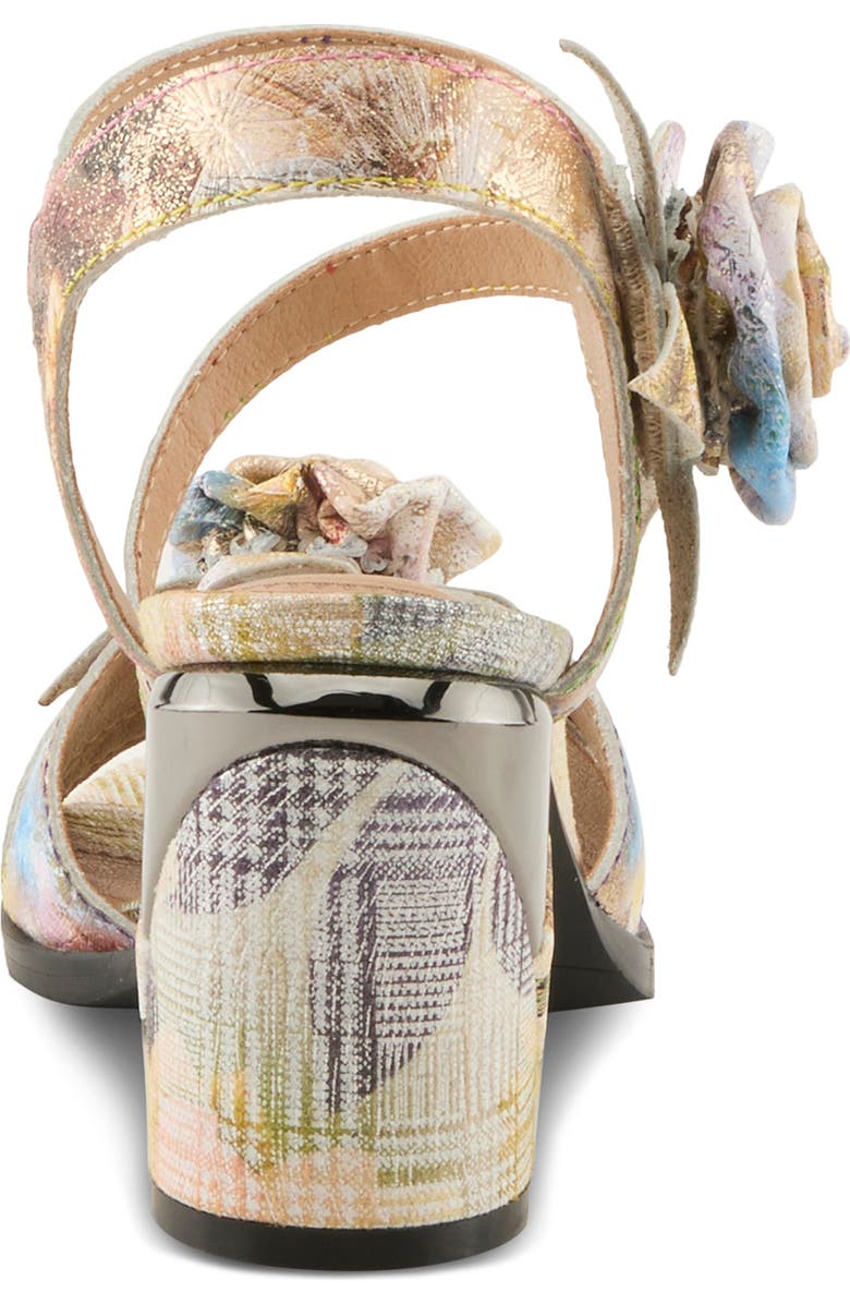 L'Artiste by Spring Step Flowerpower Sandal, Alternate, color, Yellow Multi