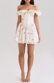 HOUSE OF CB Jaide Off the Shoulder Minidress