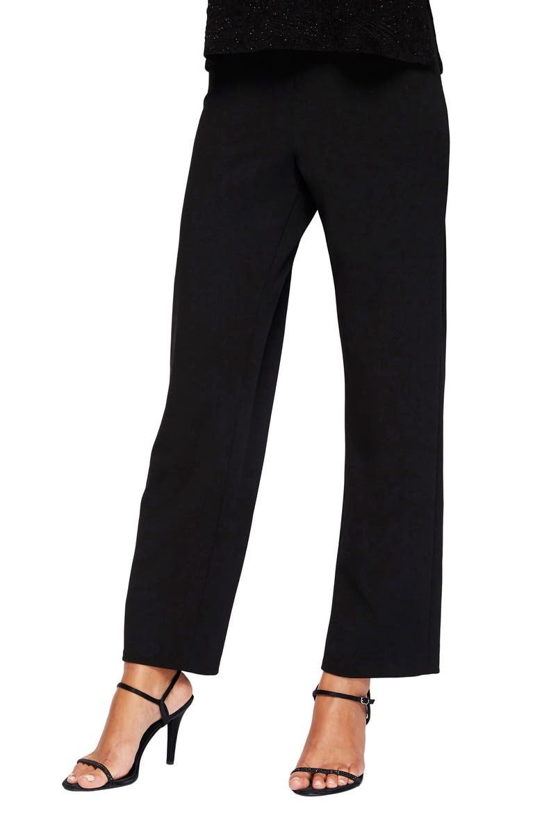 Slim Leg Pants, Alternate, color, BLACK