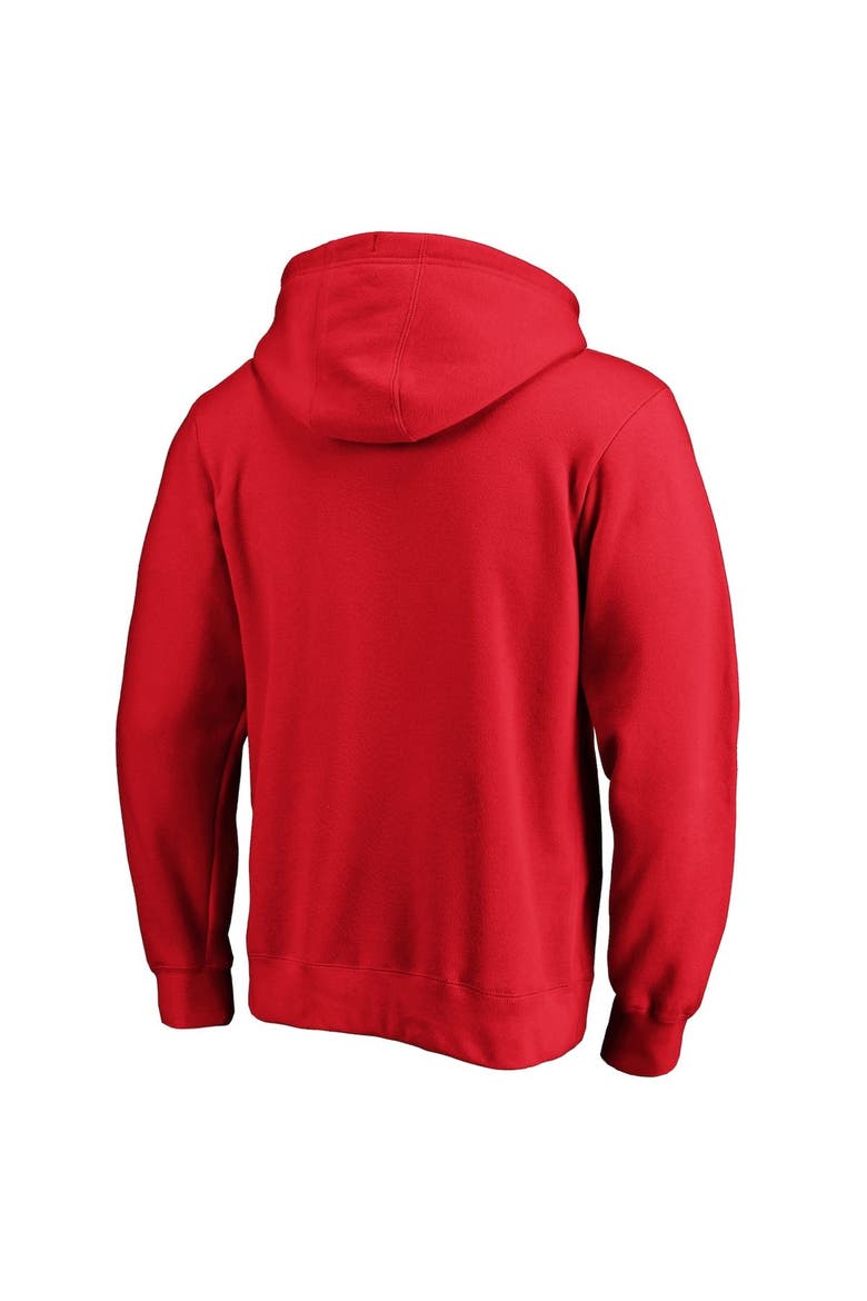 Men's Fanatics Branded Red Washington Capitals Authentic Pro Core Collection Prime Pullover Hoodie, Alternate, color, Red