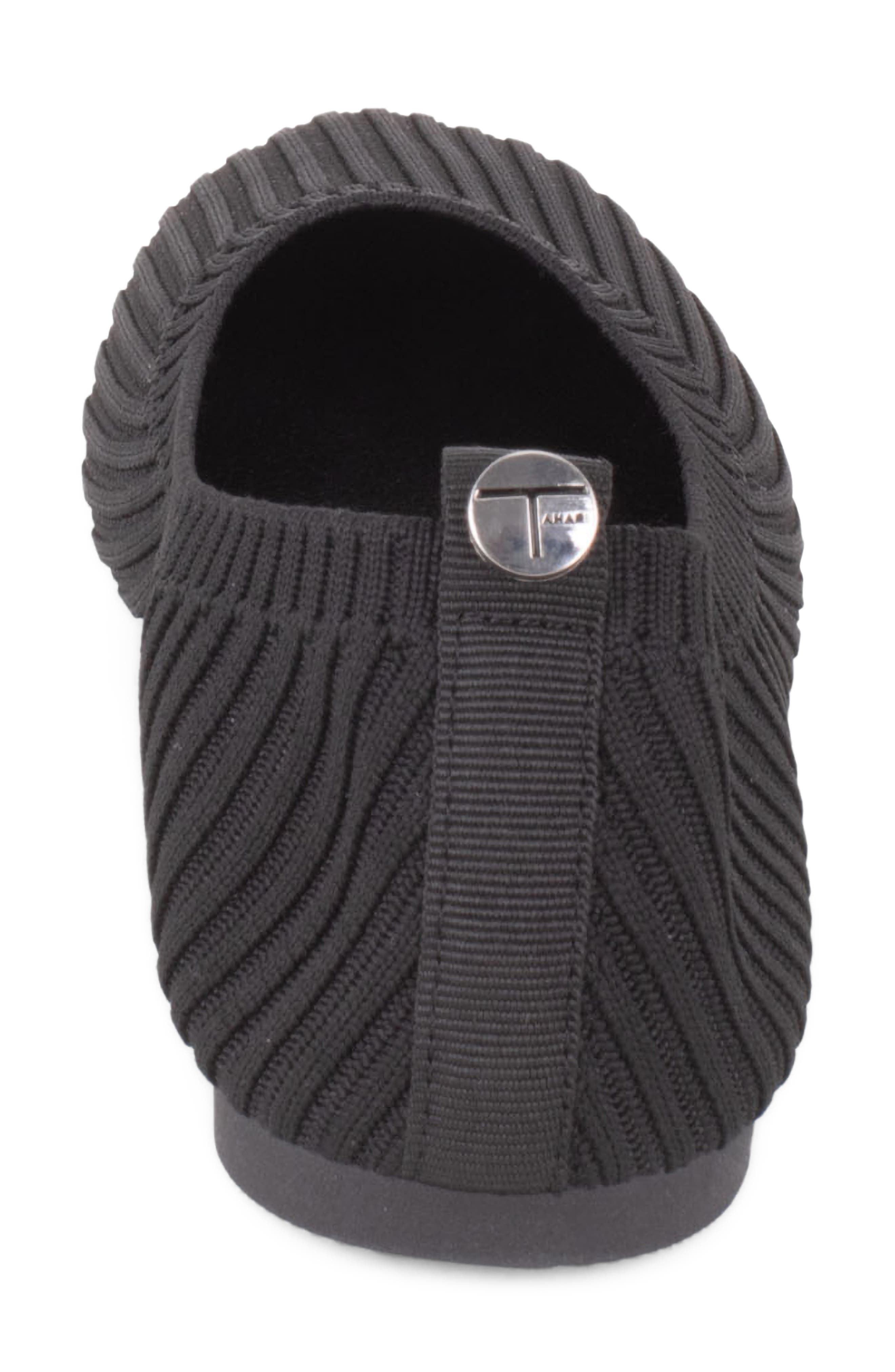 Tahari Clementia Knit Ballet Flat, Alternate, color, Black