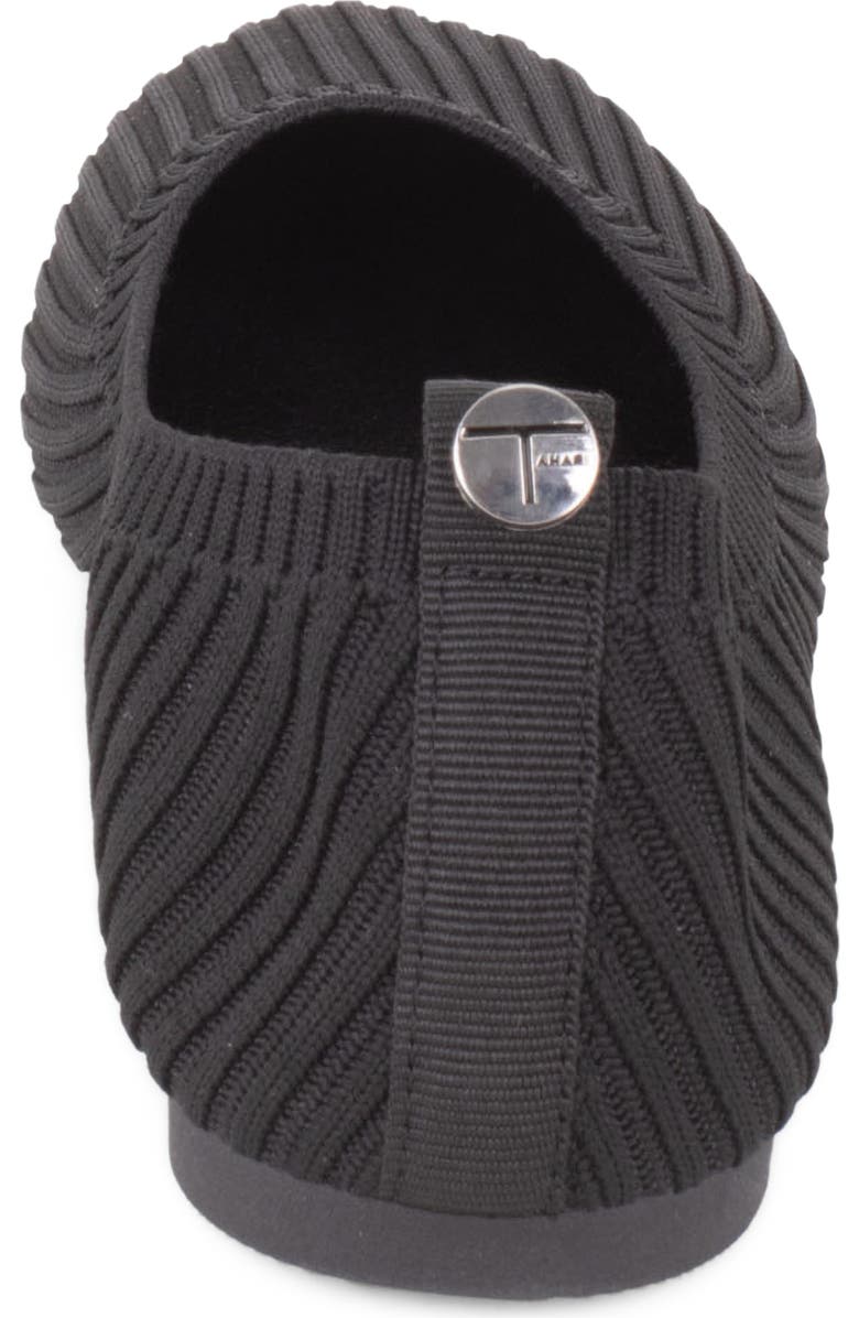 Tahari Clementia Knit Ballet Flat, Alternate, color, Black