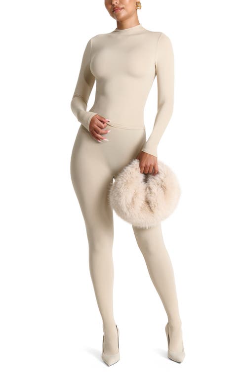 Naked Wardrobe Mini Faux Fur Bag In White