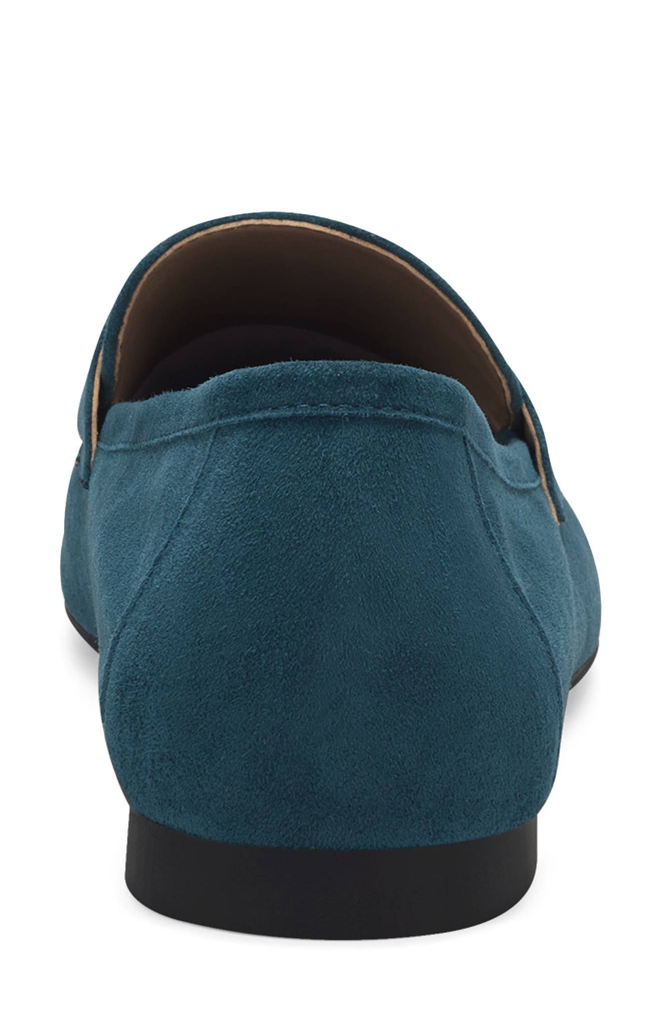 Hour Penny Loafer Flat, Alternate, color, NAVY SUEDE