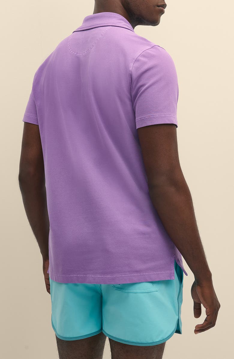 Brooks Brothers Cotton Piqué Polo, Alternate, color, Grape Nectar