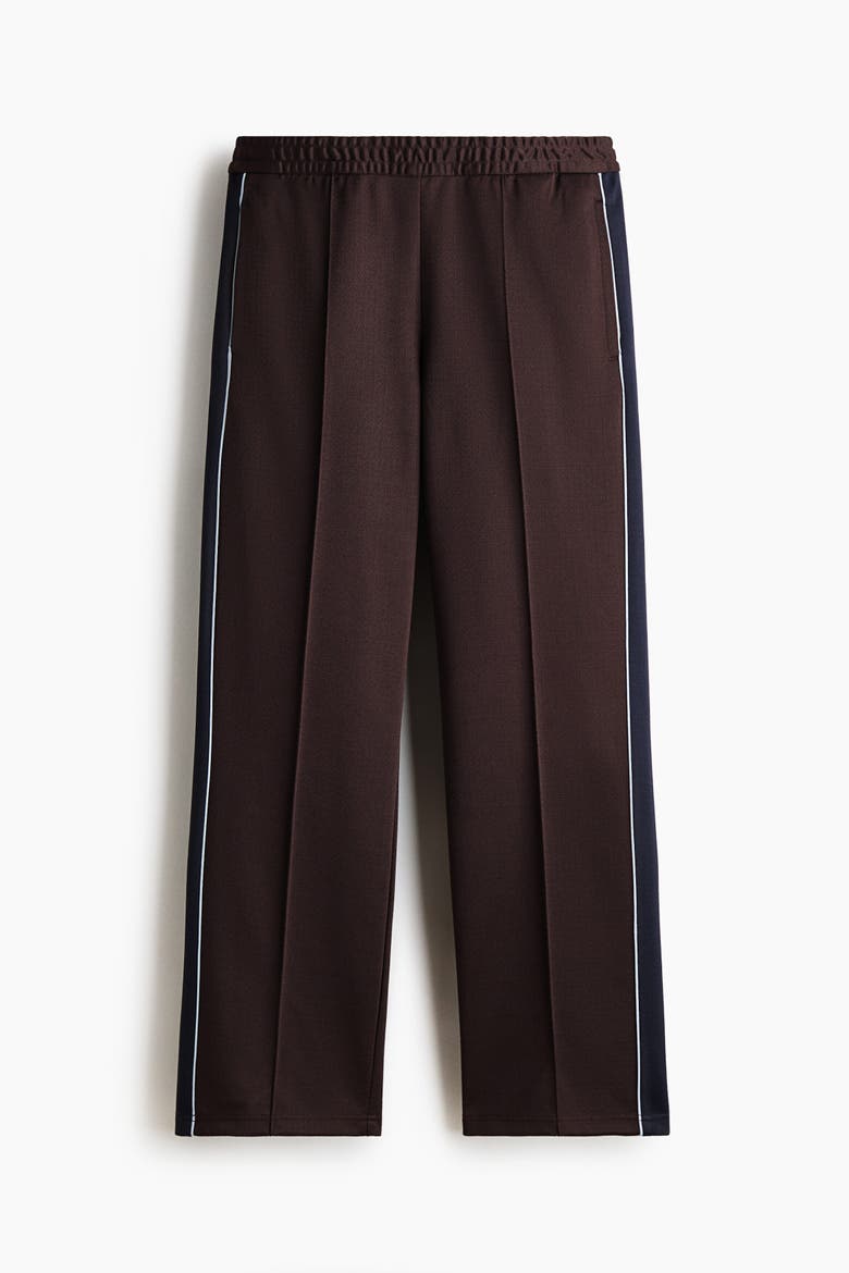 Relaxed Fit Track Pants, Alternate, color, Brown/stripes
