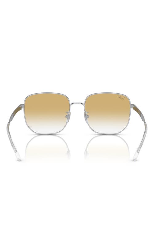 Ray Ban Ray-ban 57mm Gradient Irregular Sunglasses In Gold