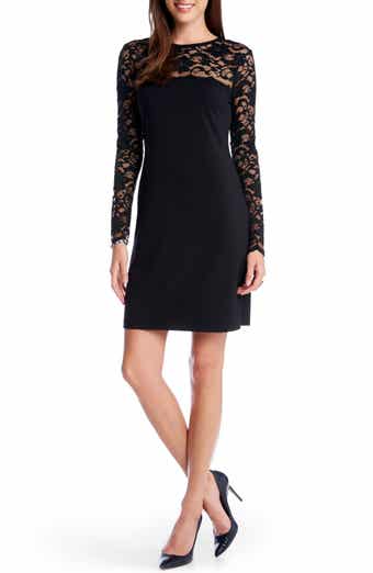 Karen Kane Blake Long Sleeve Lace Cocktail Dress