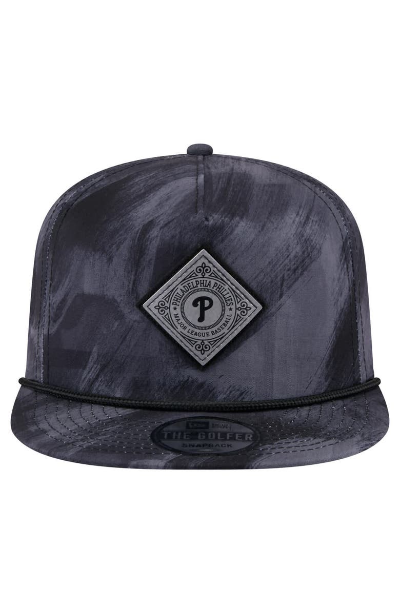 New Era Men's New Era Navy Philadelphia Phillies Printed Golfer Snapback Hat, Alternate, color, Navy