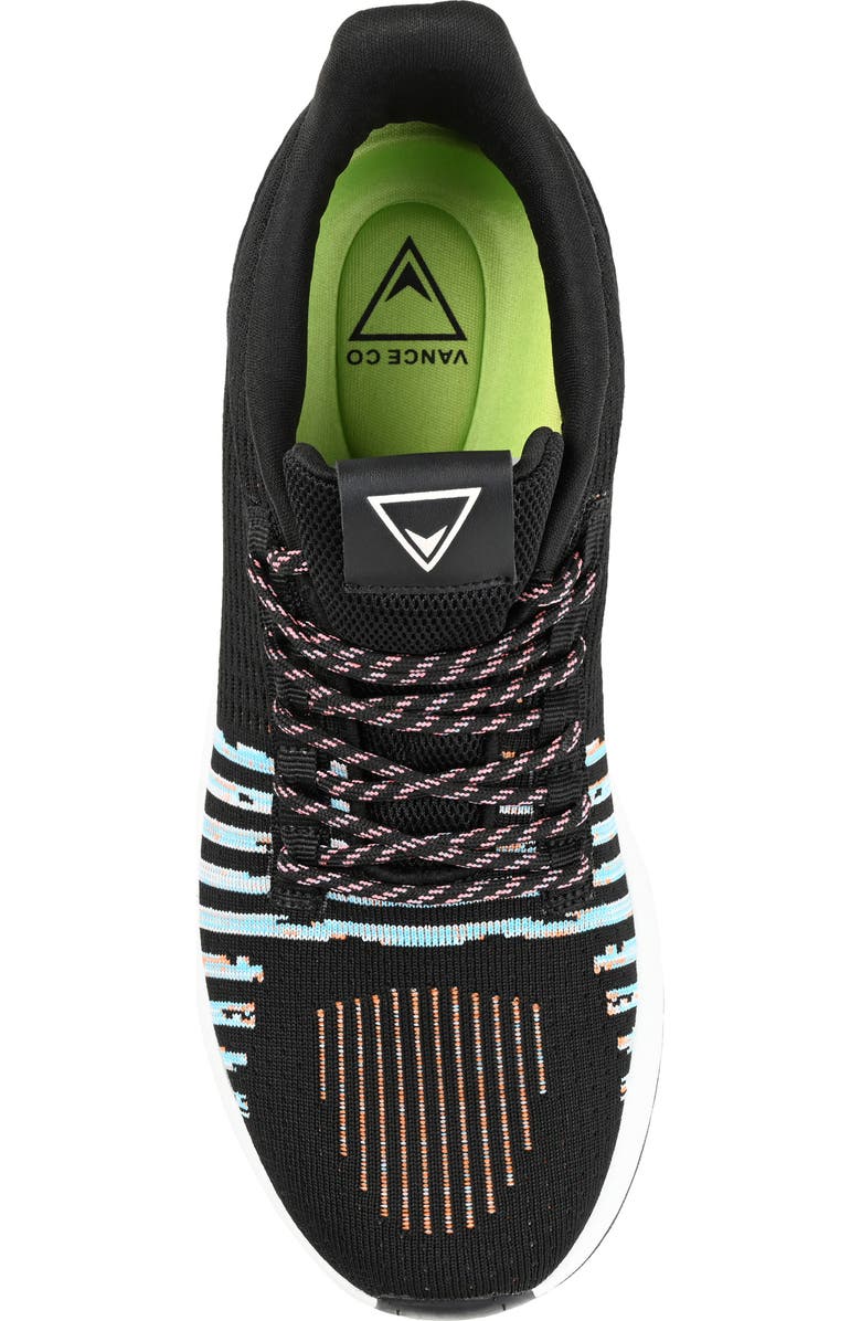 VANCE CO Brewer Knit Athleisure Sneaker, Alternate, color, Black