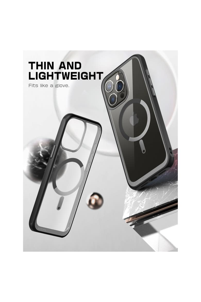 iPhone 15 Pro 6.1 inch Unicorn Beetle MAG Slim Clear MagSafe Case, Alternate, color, Black