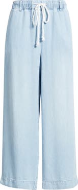 Cloth & Stone Wide Leg Crop Denim Pants