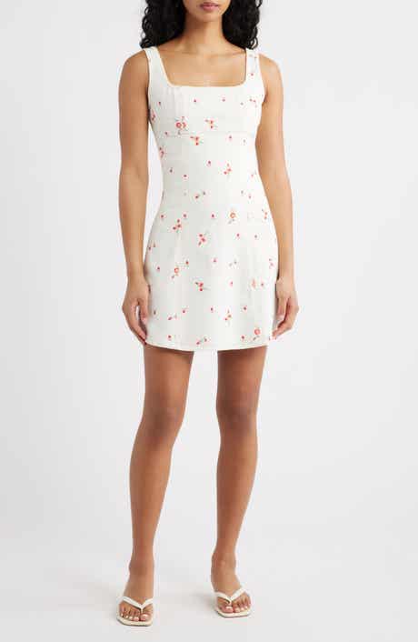 Altadena Floral Stretch Cotton Minidress
