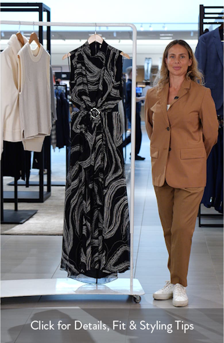 The Evette Cutout Sleeveless Maxi Dress, sales video thumbnail