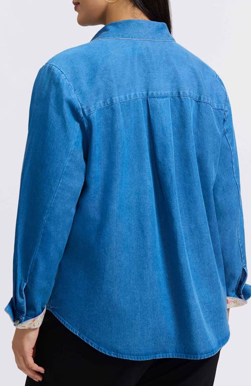 Foxcroft Margie Denim Button-up Shirt