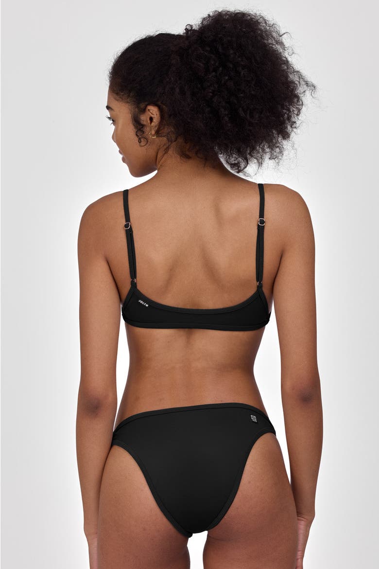 Melissa Bikini Bottom, Alternate, color, Black