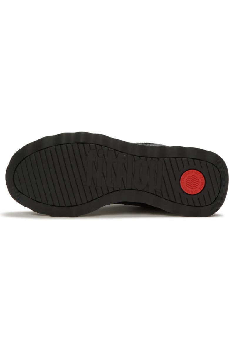 FitFlop Retro-Q Ff Met-Suede Sneakers, Alternate, color, Black