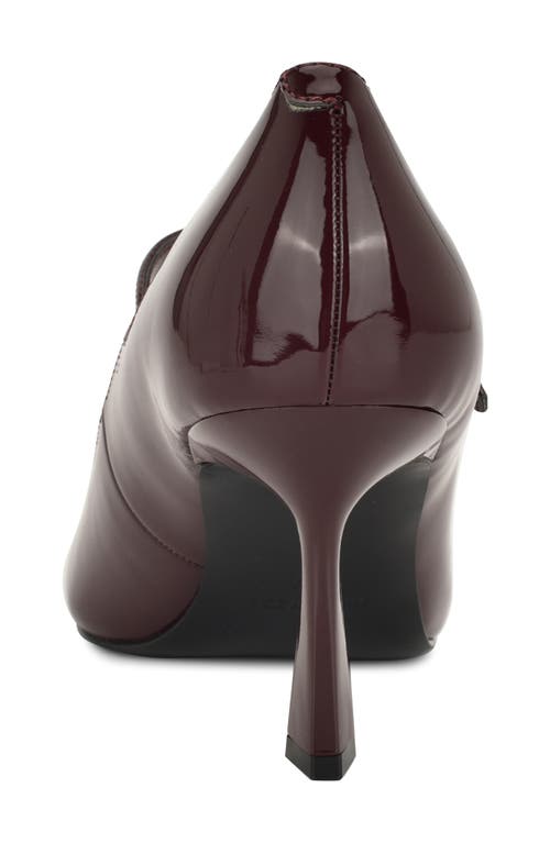Nine West Krest Mary Jane Pump In Burgundy