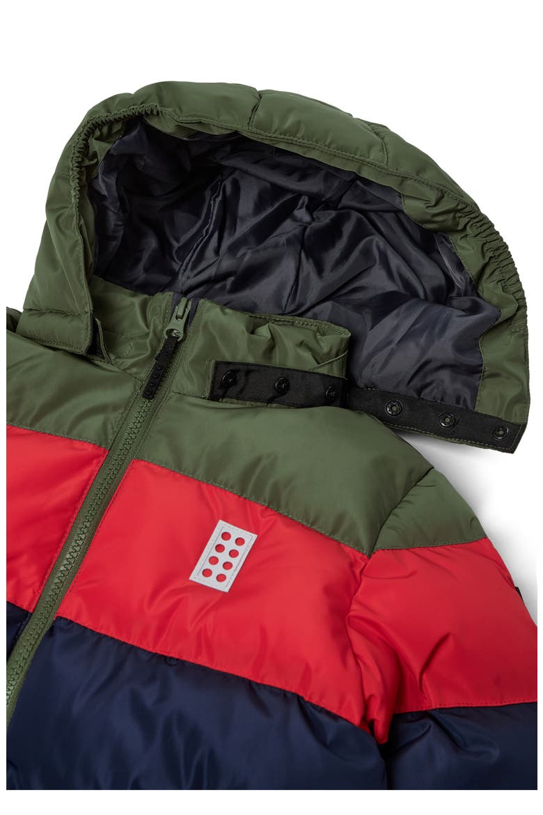Kids' Quilted Jacket, Alternate, color, GREEN