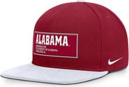 Nike Men's Nike Crimson/White Alabama Crimson Tide 2025 On-Field Patch Pro Dri-FIT Snapback Hat