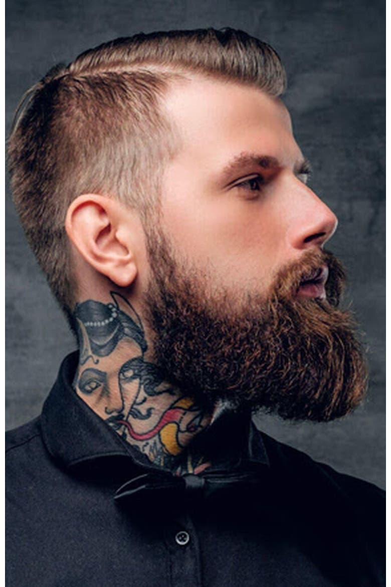 Heat Stroke Cordless Beard and Styling Hot Hair Brush, Alternate, color, Black