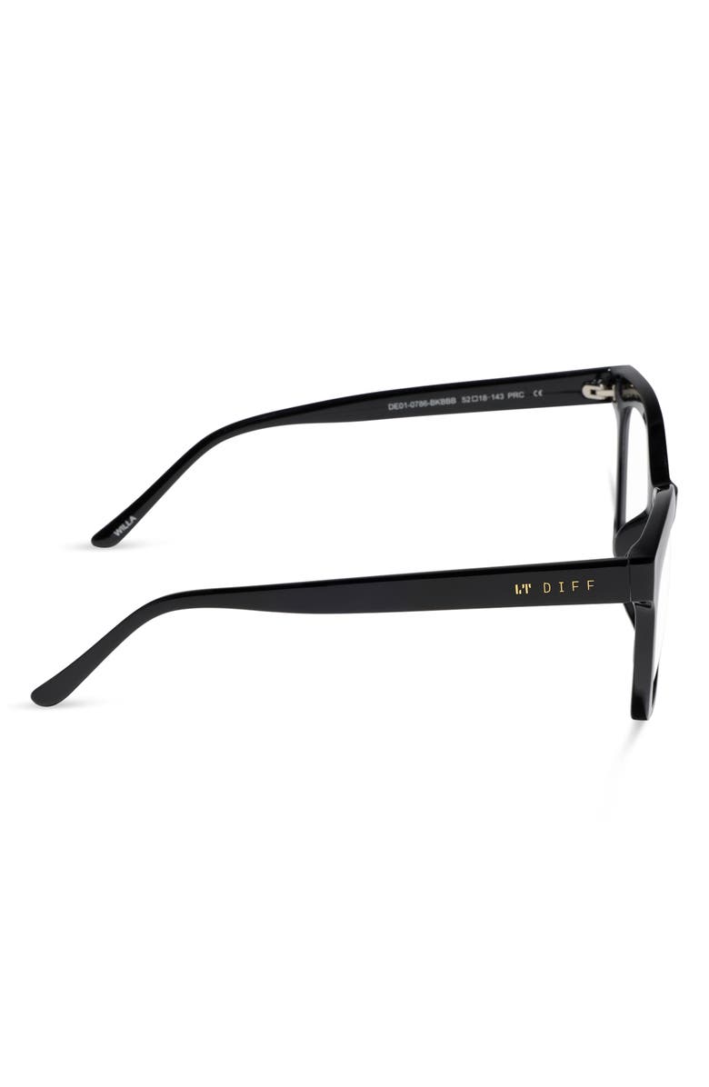 DIFF Willa 52mm Cat Eye Reading Glasses, Alternate, color, Black Blue Light