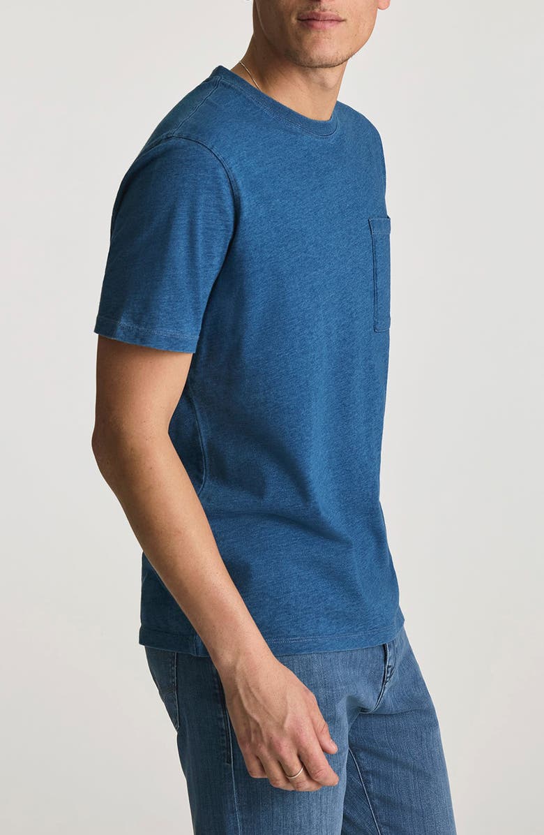 Mavi Jeans Indigo Cotton Pocket T-Shirt, Alternate, color,