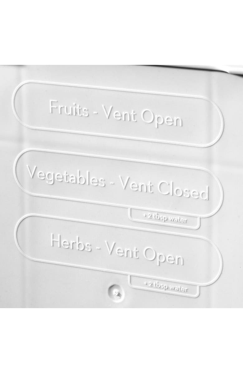 iDesign Fridge Produce Bin with Drainage Tray and Lid - Set of 4 - Clear, Alternate, color, 