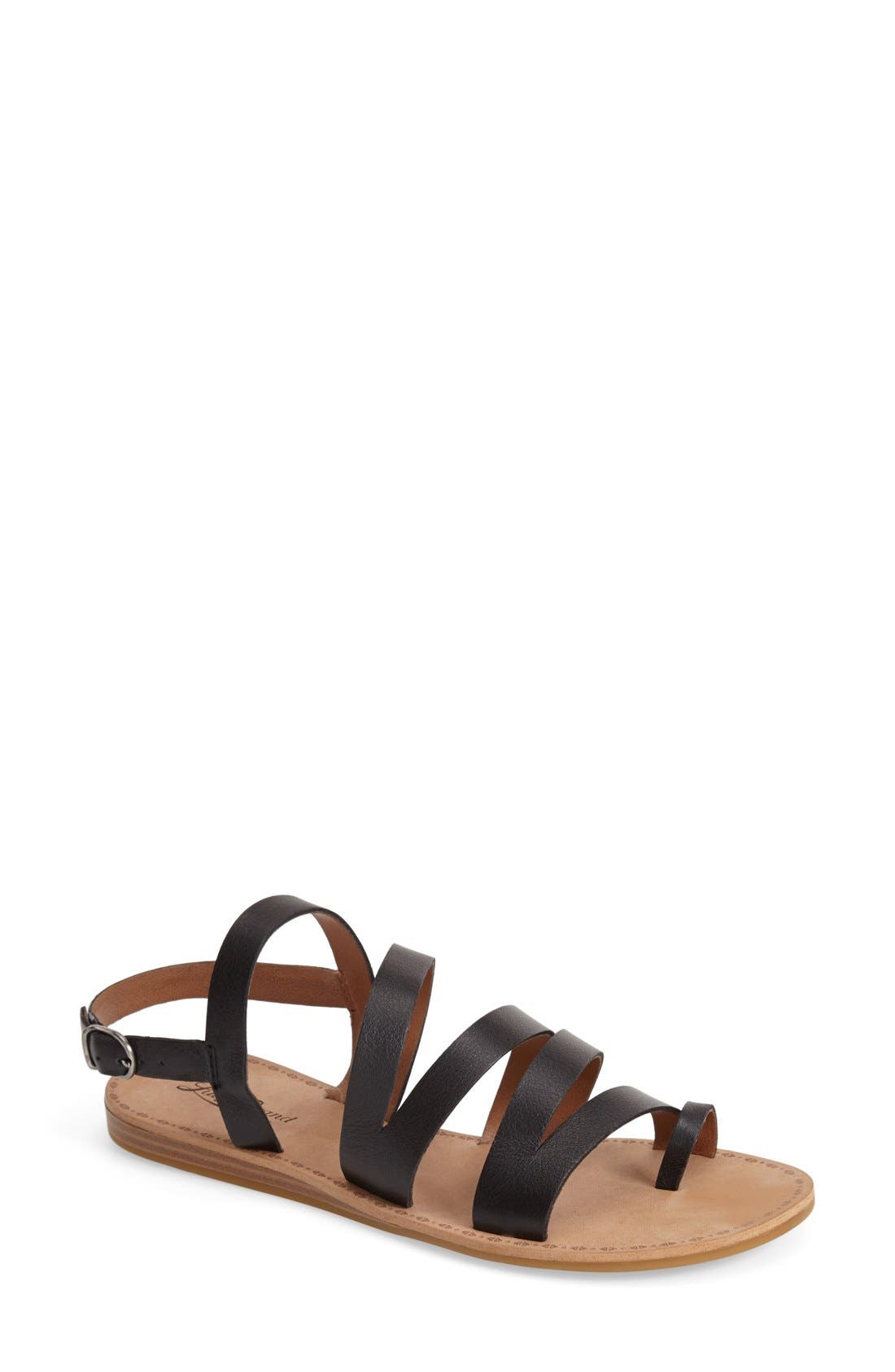Lucky Brand 'Fairwayy' Leather Slingback Sandal, Main, color, 
