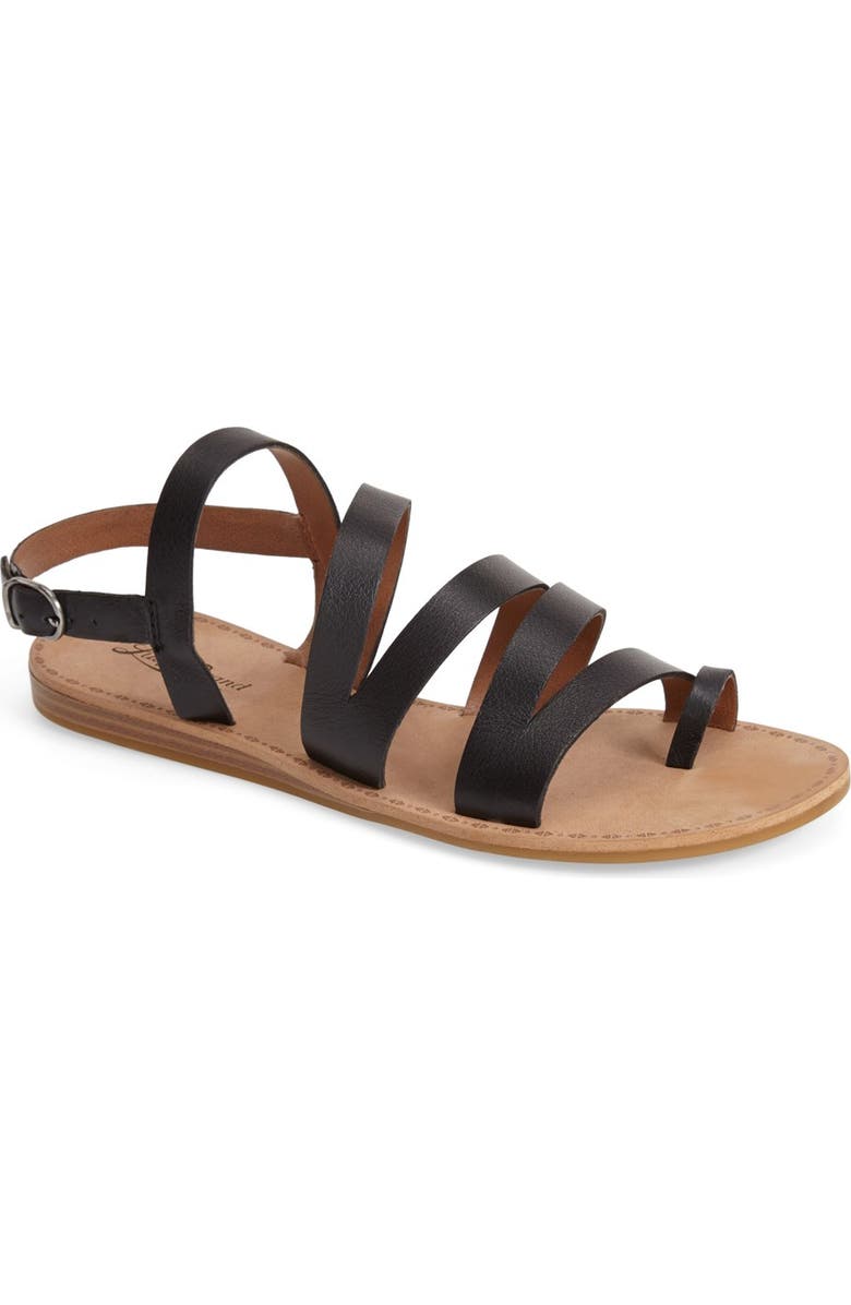 Lucky Brand 'Fairwayy' Leather Slingback Sandal, Main, color,