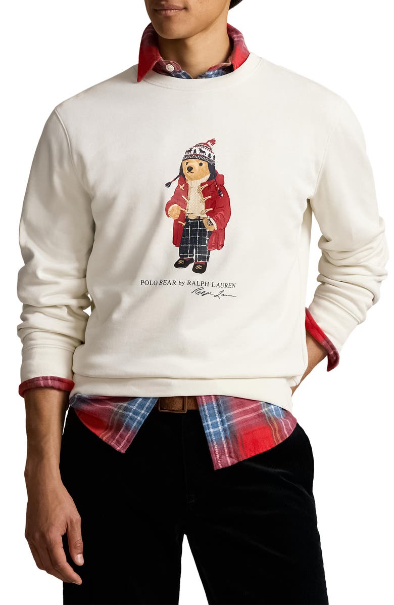 Polo Ralph Lauren Polo Bear Fleece Sweatshirt, Main, color, 