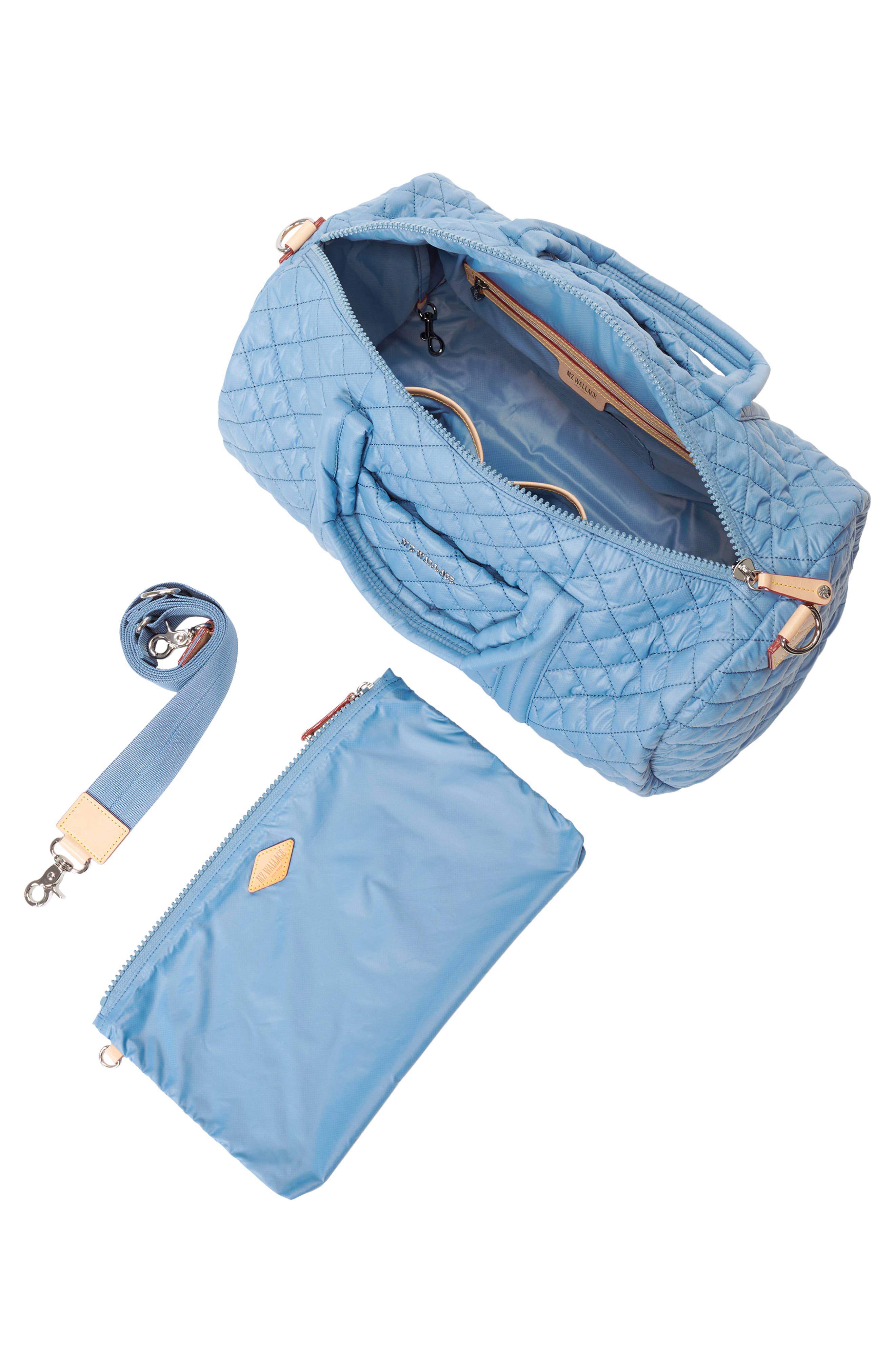MZ Wallace Morgan Quilted Nylon Duffle Bag, Alternate, color, 