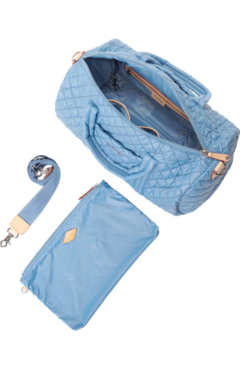MZ Wallace Morgan Quilted Nylon Duffle Bag, Alternate, color,