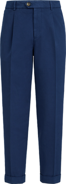 Brunello Cucinelli Gabardine garment dyed trousers