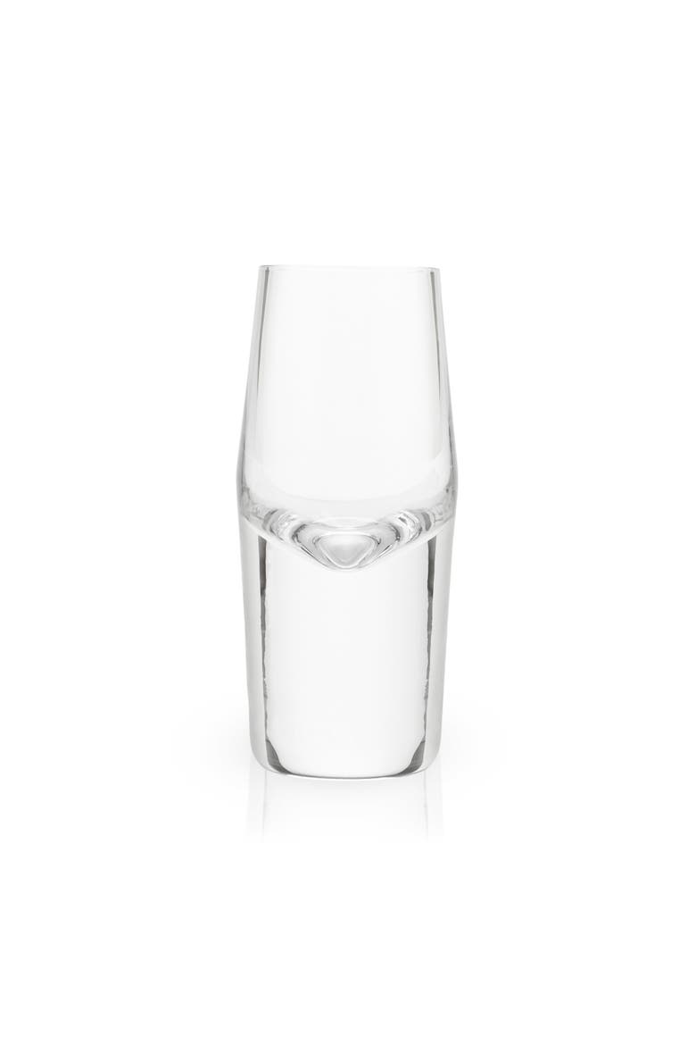 Raye Crystal Heavy Base Shot Glasses Set of 2, Main, color, Clear
