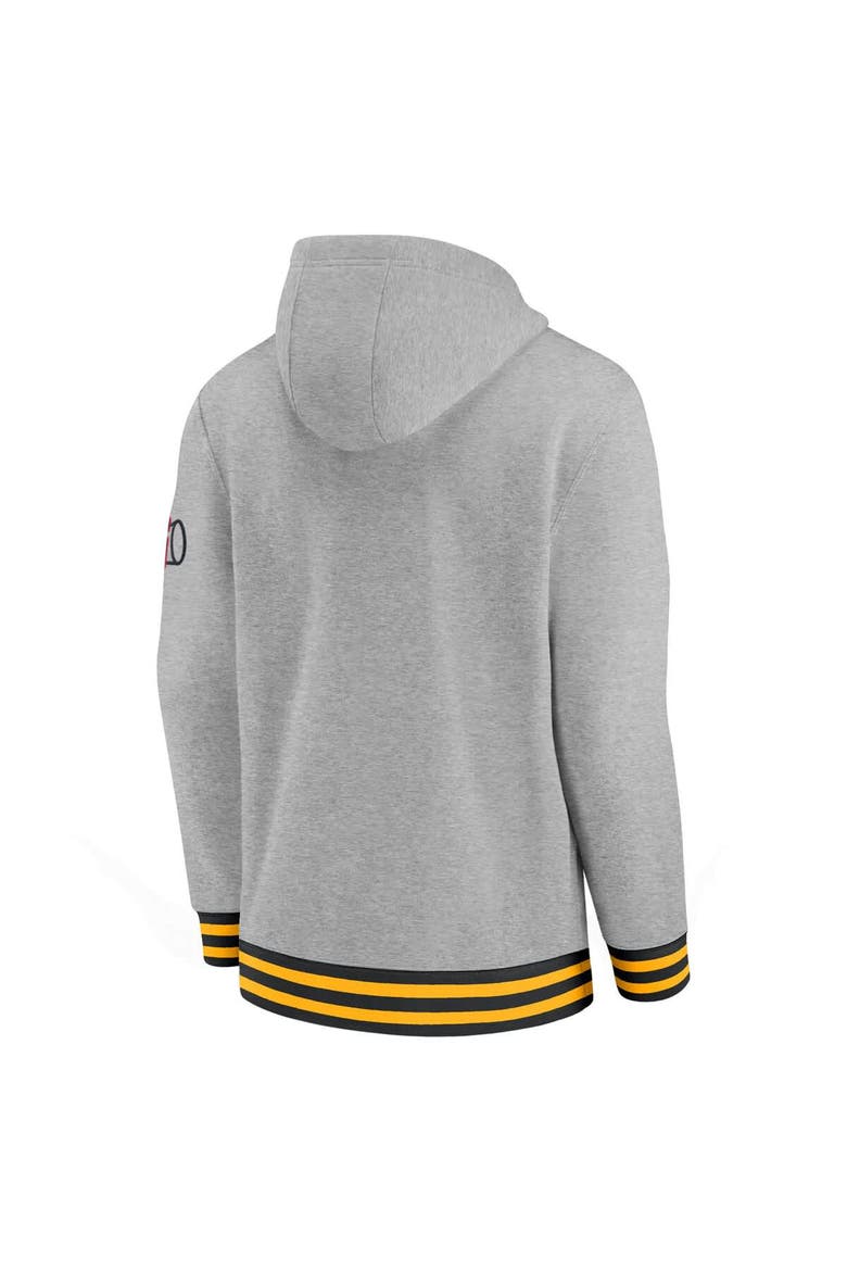 Men's Nike Heather Gray Iowa Hawkeyes Legacy Retro Pullover Hoodie, Alternate, color, Heather Gray