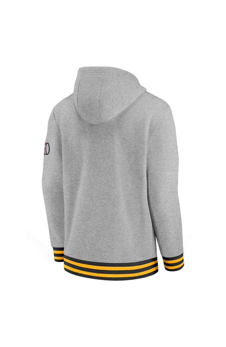 Nike Men's Nike Heather Gray Iowa Hawkeyes Legacy Retro Pullover Hoodie, Alternate, color, Heather Gray