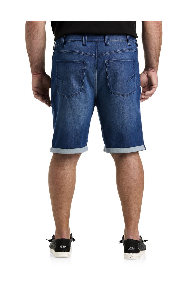 True Nation by DXL Athletic Fit Denim Shorts, Alternate, color, 