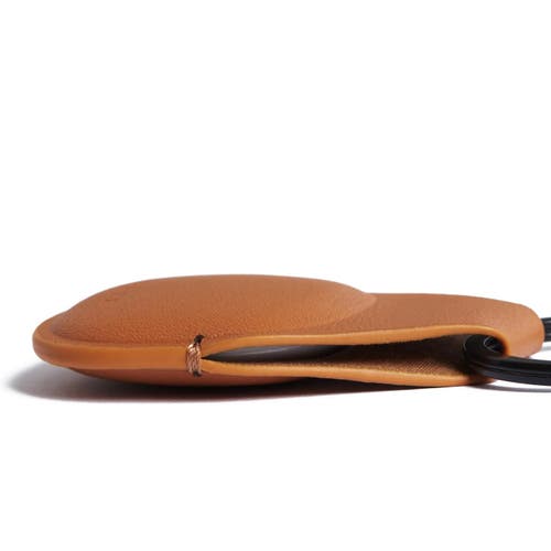 Mujjo Canopy Airtag Keychain In Brown