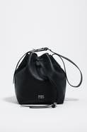 Bimba y Lola Large leather Carlino bucket bag