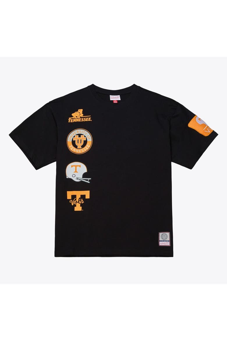 Men's Mitchell & Ness Black Tennessee Volunteers Double Clutch Premium T-Shirt, Main, color, Black