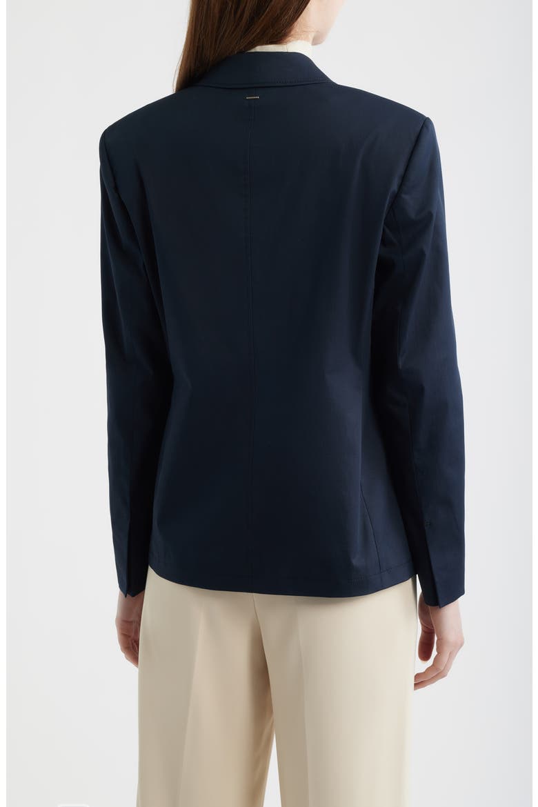 Jaleto Water Repellent Double Breasted Stretch Cotton Blazer, Alternate, color, SKY CAPTAIN