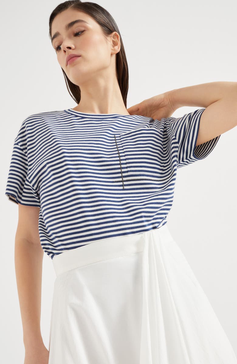 Brunello Cucinelli Bubble Hem skirt, Alternate, color,